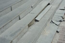 Реставрация гранитного крыльца