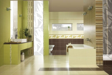 Укладка кафельной (керамической) плитки в ванной